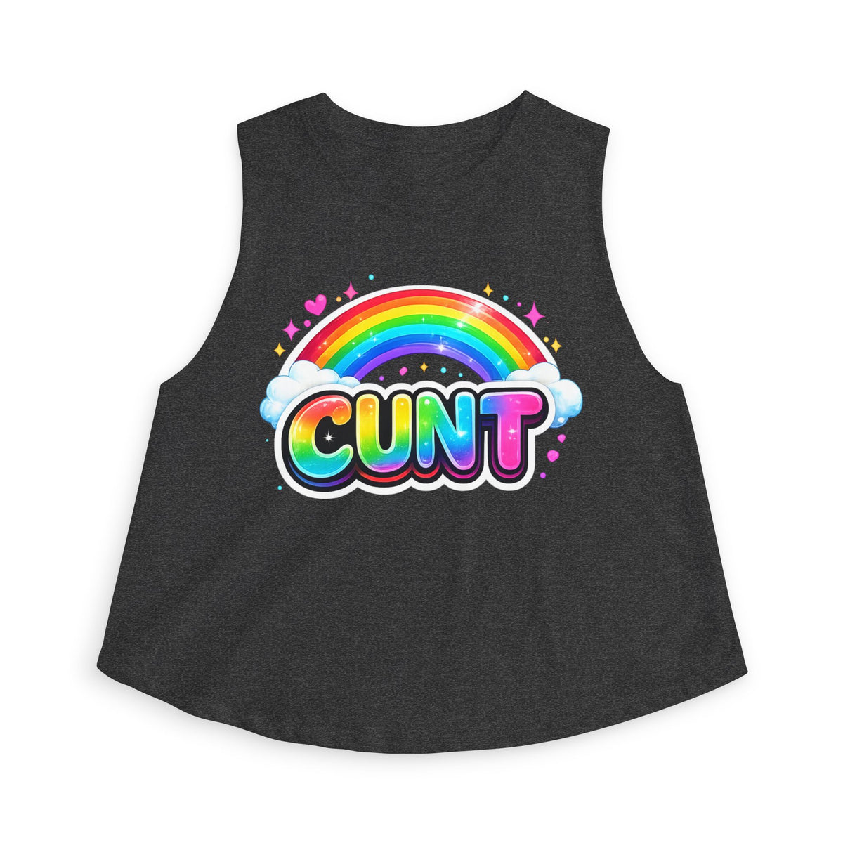 CUNT Pride Crop Tank | Soft Women's Crop Top