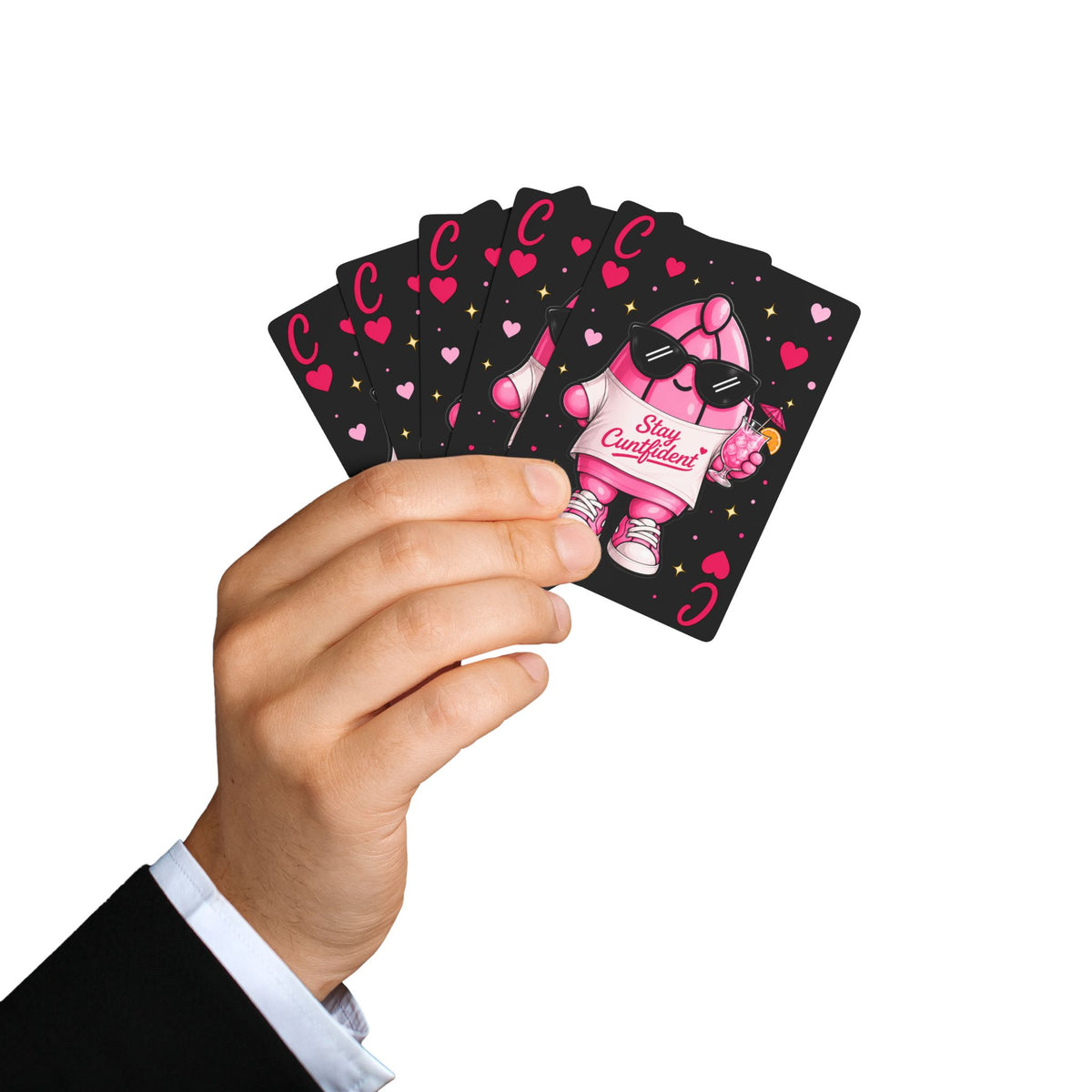 Stay Cuntfident™ Playing Cards