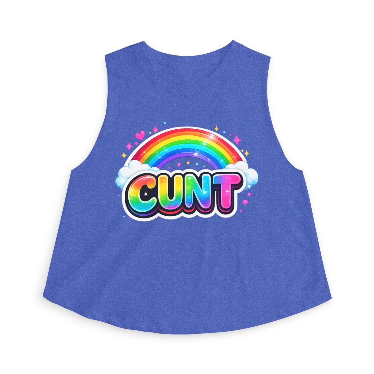 CUNT Pride Crop Tank | Soft Women's Crop Top