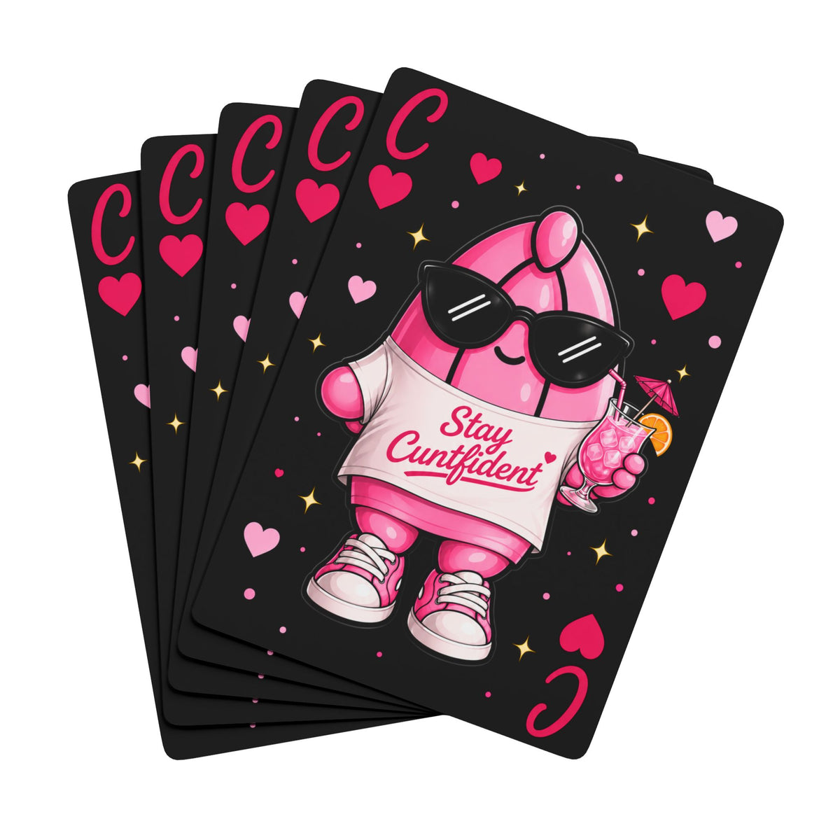 Stay Cuntfident™ Playing Cards