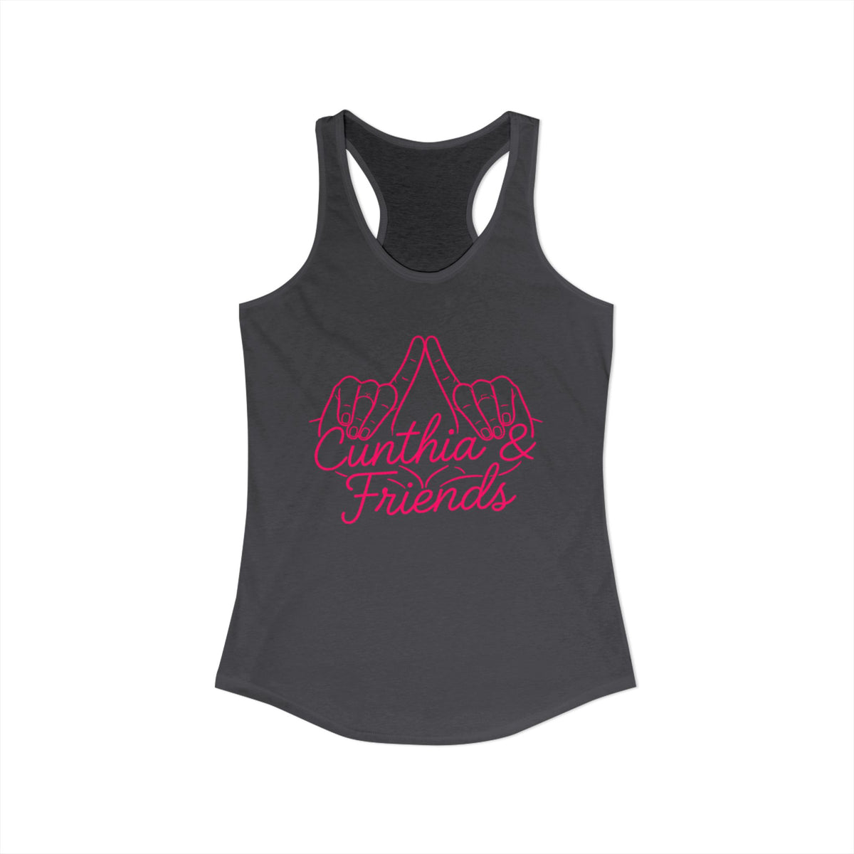 Cunthia & Friends™ Women's Racerback Tank | Signature Logo Tank Top